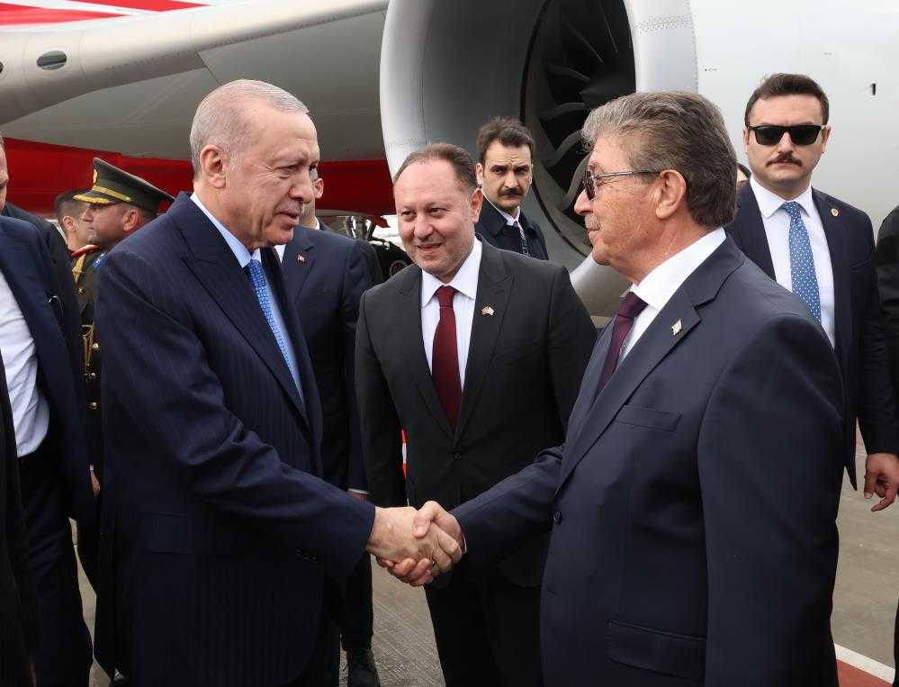 Cumhurbaşkanı Erdoğan, KKTC’ye Gitti