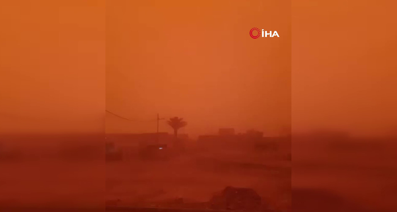 Irak’ı kum fırtınası vurdu: 4 ölü, 3 yaralı