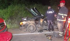 Bursa’da feci kaza… KIA cip, Mercedes’e çarptı