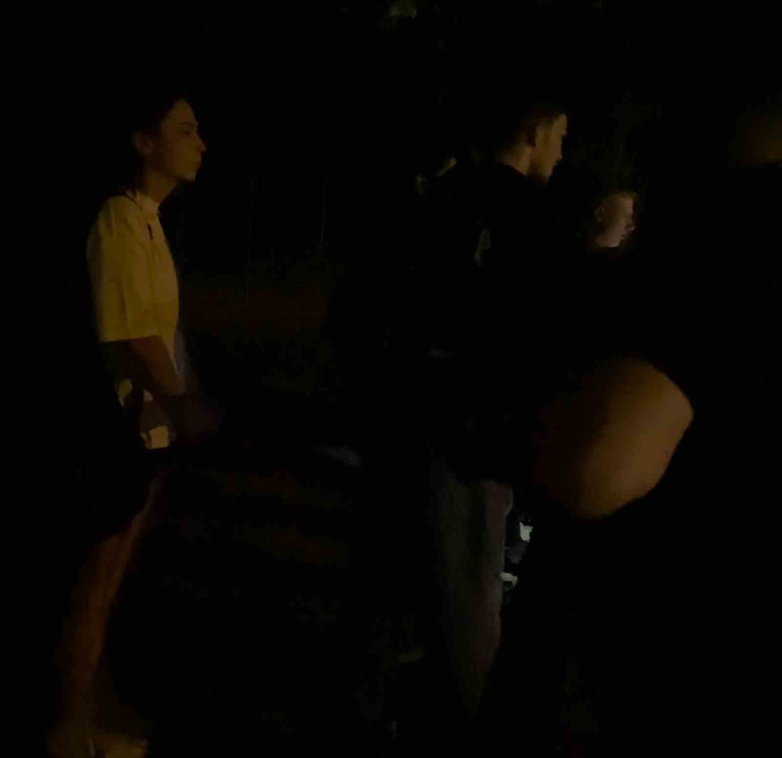 Ormandan gelen çığlık polisi alarma geçirdi