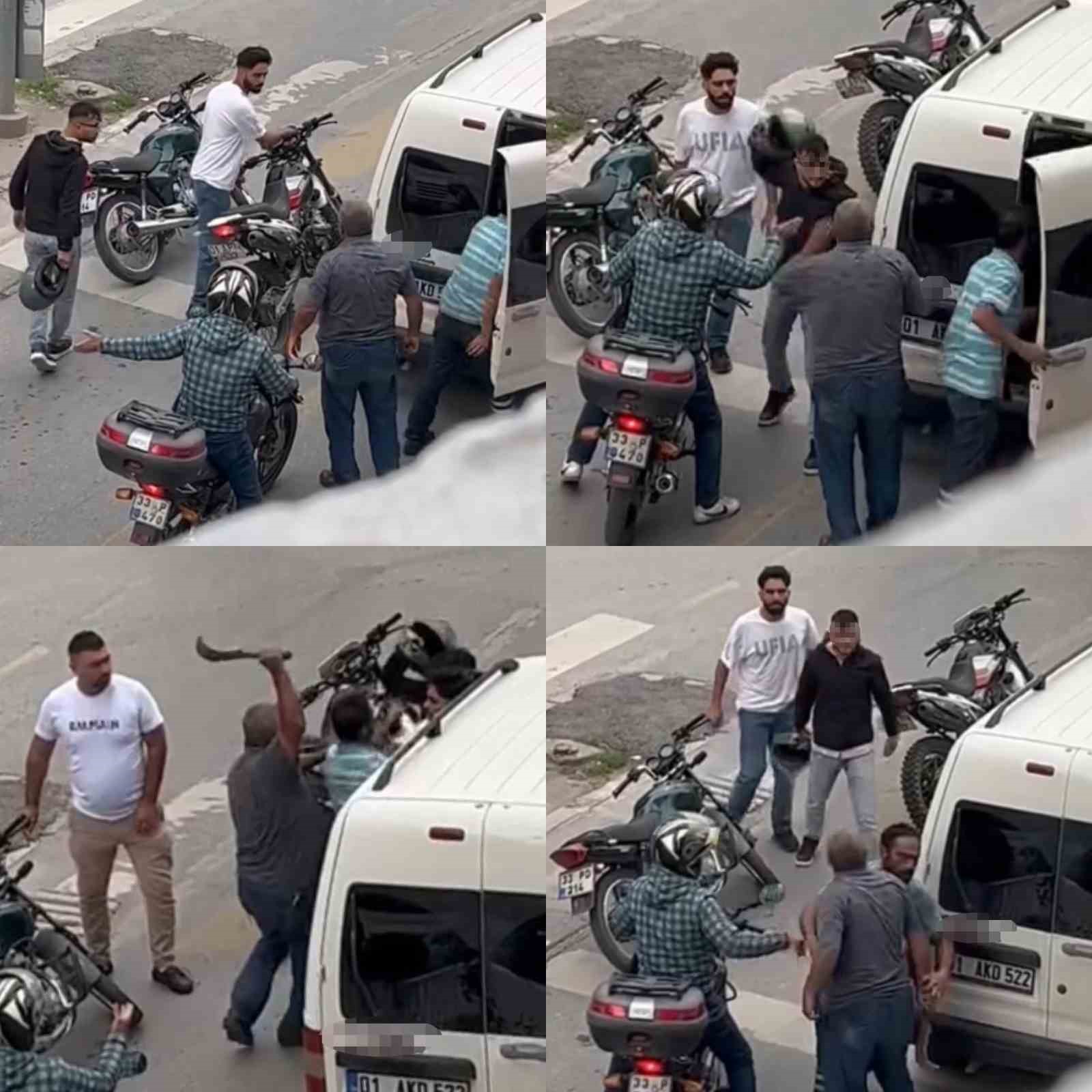 Trafikte Budama Bıçağıyla Saldırı Girişimi