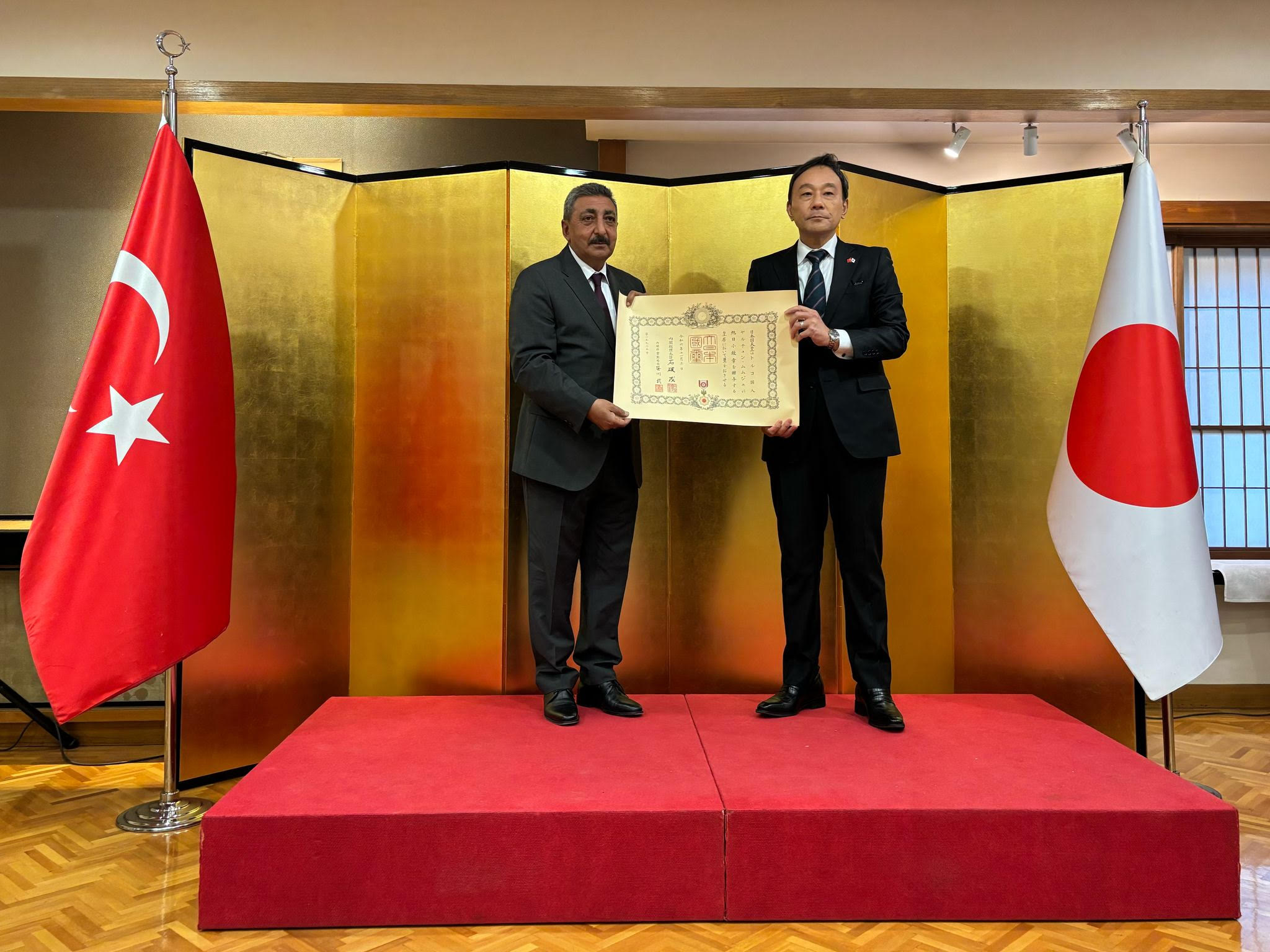 Vanlı AFAD Müdürüne Japonya’dan Büyük Onur