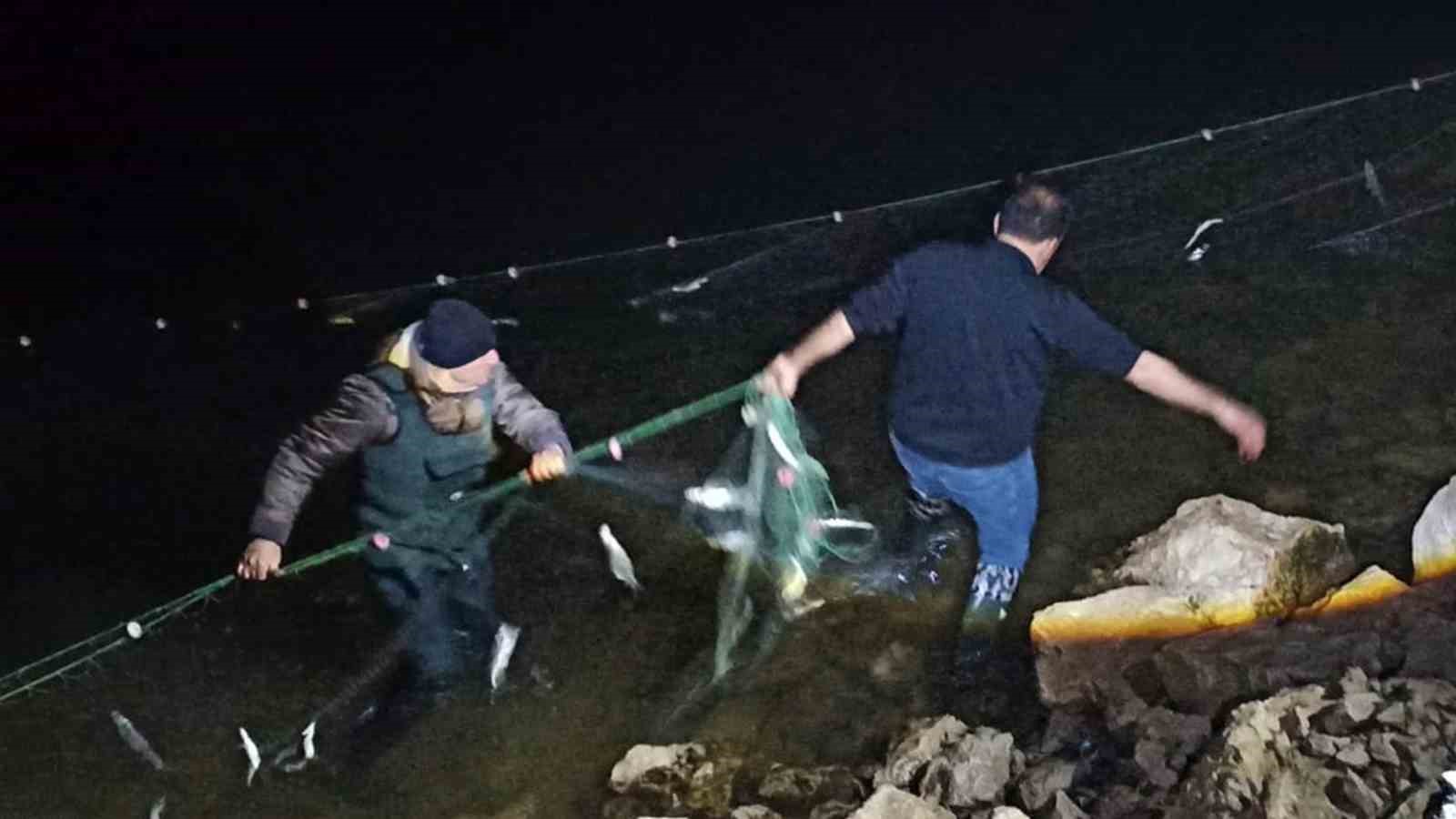 Van’da tonlarca inci kefaline el konuldu