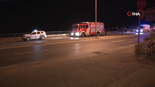 Maltepe’de kontrolden çıkan otomobil gölete uçtu