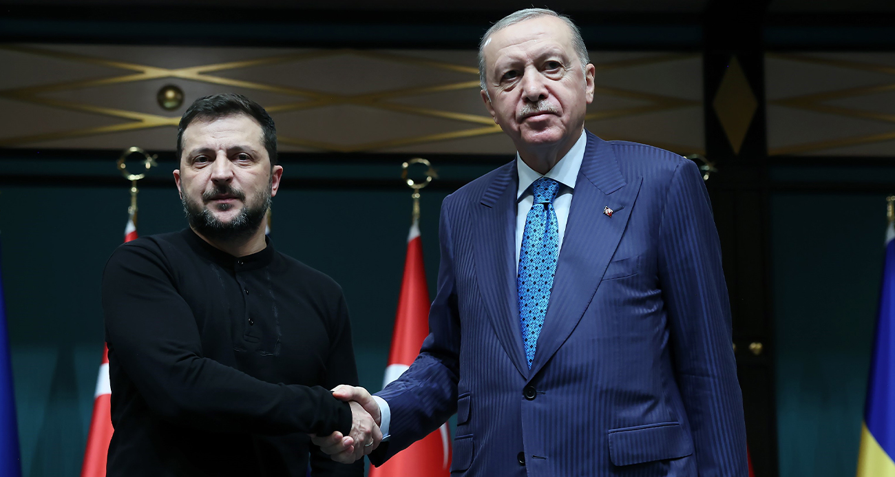 Cumhurbaşkanı Erdoğan, Ukrayna Devlet Başkanı Zelenskiy ile görüştü