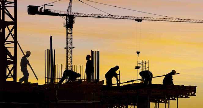İnşaat üretimi yıllık yüzde 9,5 arttı