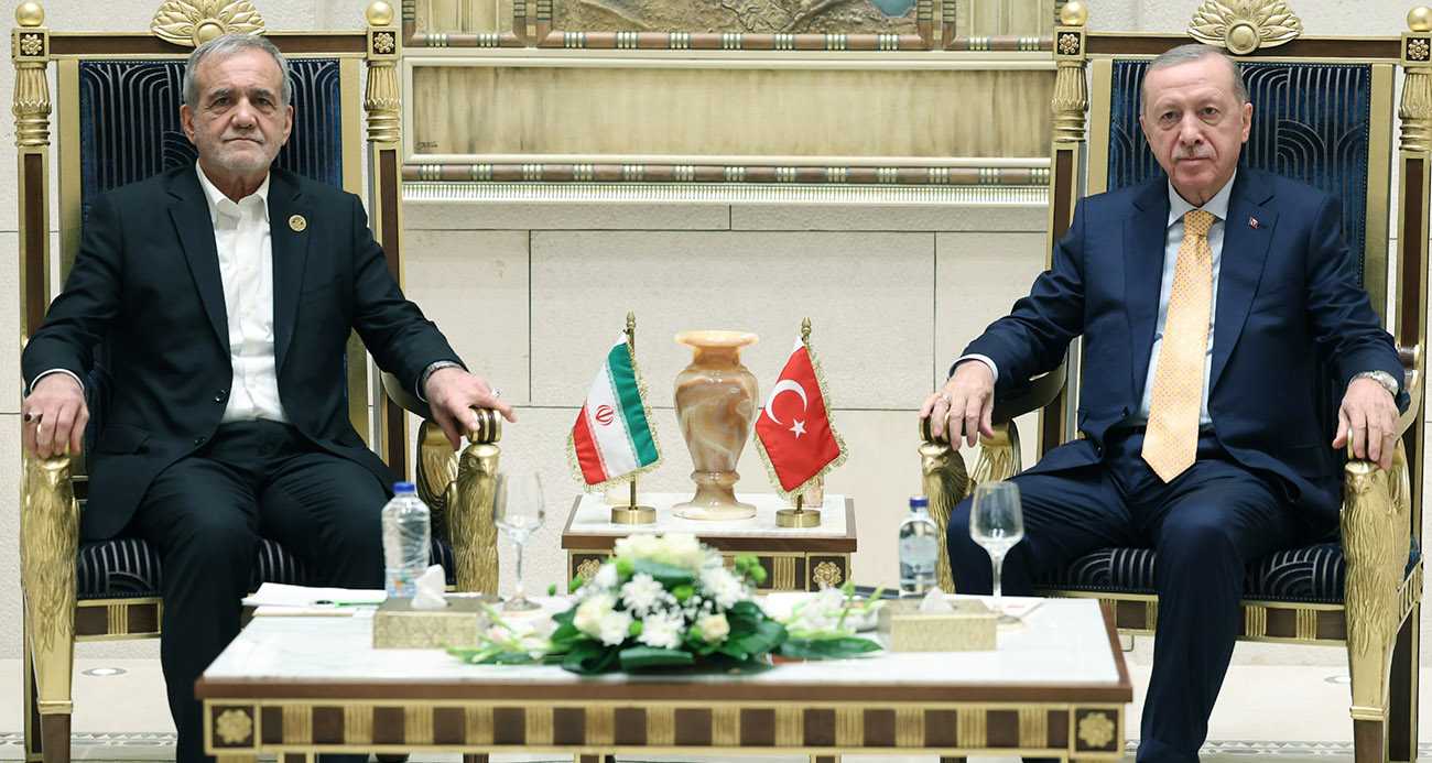 Cumhurbaşkanı Erdoğan, İran Cumhurbaşkanı Pezeşkiyan ile görüştü