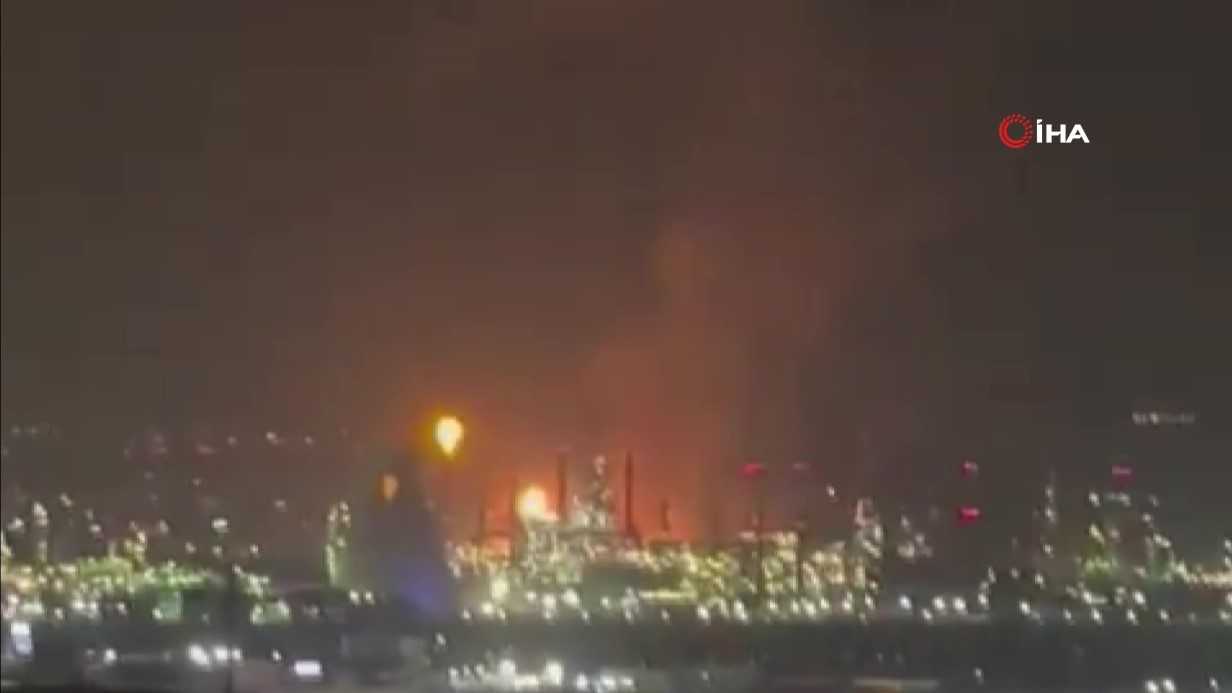 İsrail’de Bazan Petrol Rafinerisi’nde hasar