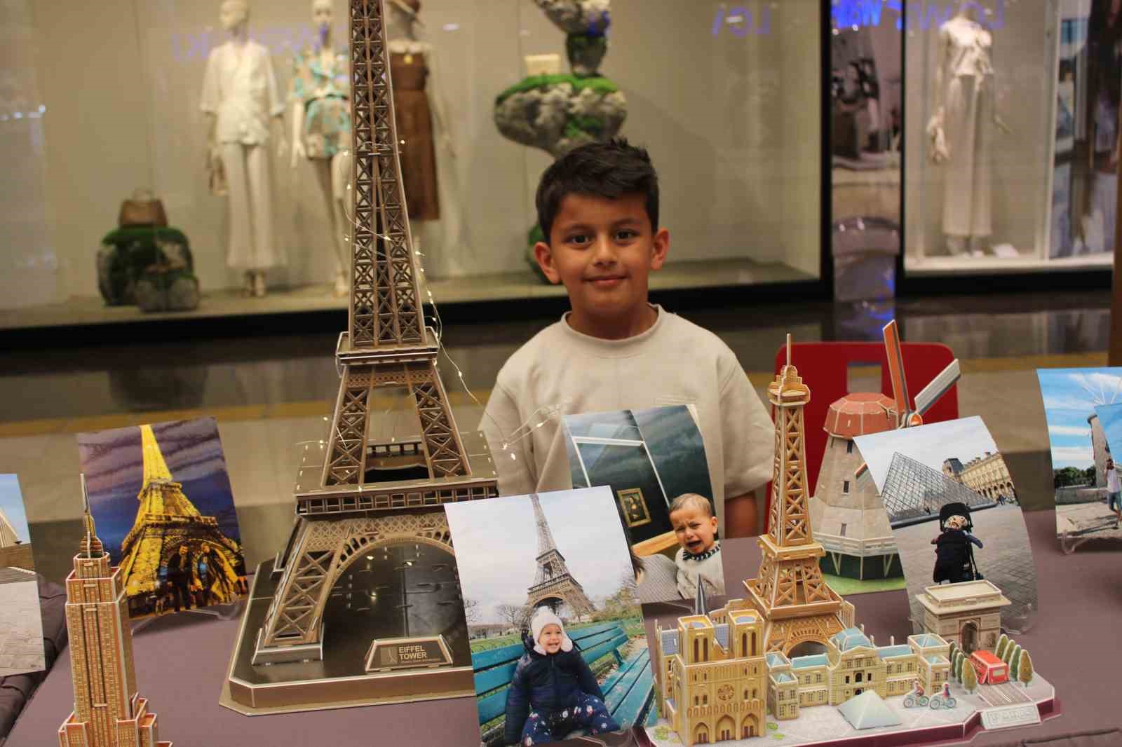 7 Yaşındaki Ömer Asım Gezip Gördüğü Yerleri Makete Dönüştürdü