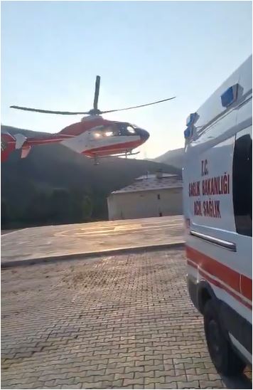Van’da Helikopterle Hayat Kurtarma Operasyonu!