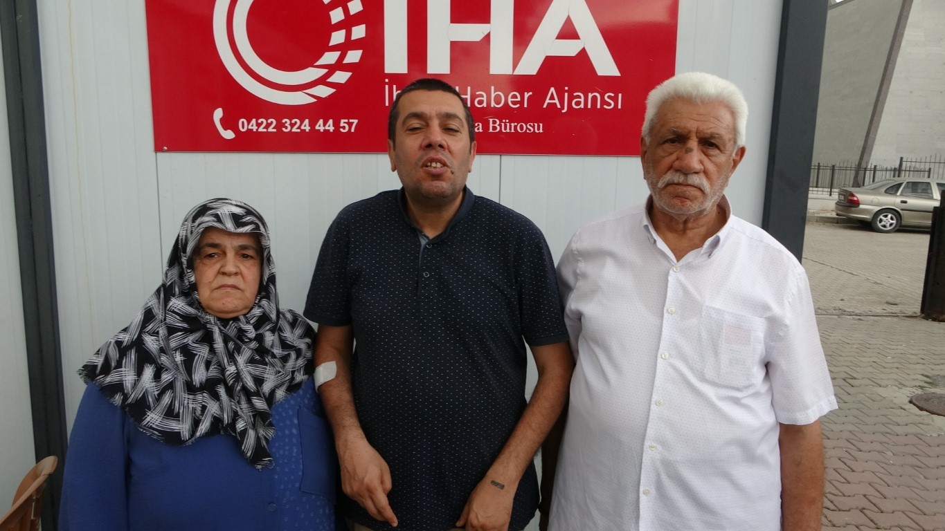 Engelli gence sokak ortasında saldırı