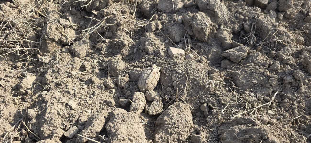 Sakarya Meydan Muharebesinden kalma patlamamış el bombası bulundu