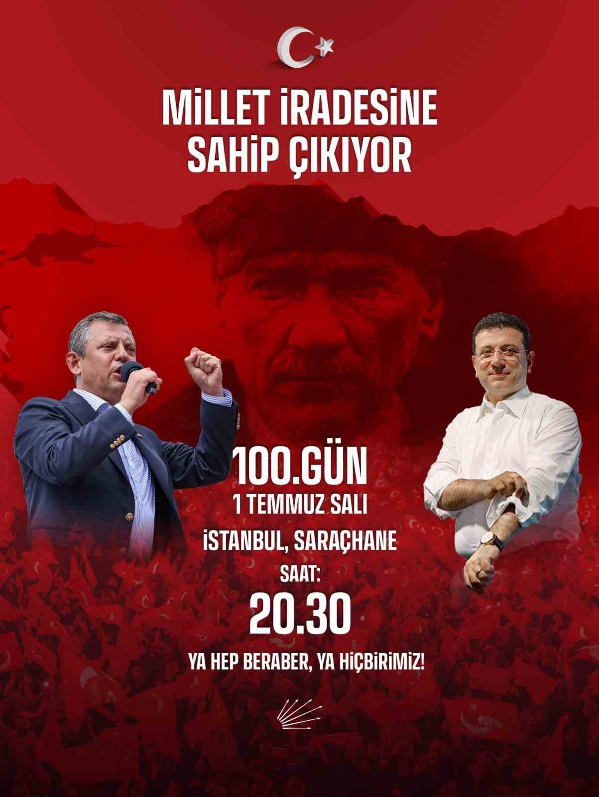 CHP Genel Başkanı Özel: “Bugünkü duruşmanın bir siyasi operasyon olduğu ortadadır”
