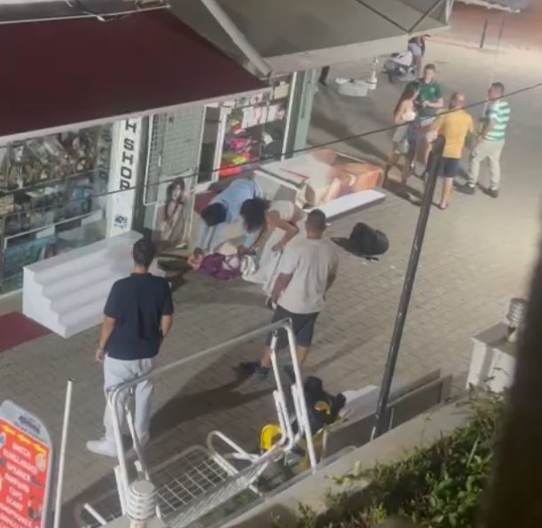 Kavga eden turist kadınlar Marmaris’i birbirine kattı