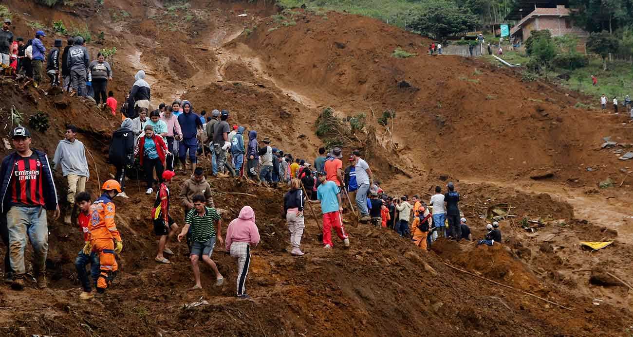 Kolombiya’da toprak kayması: 10 ölü, 15 yaralı