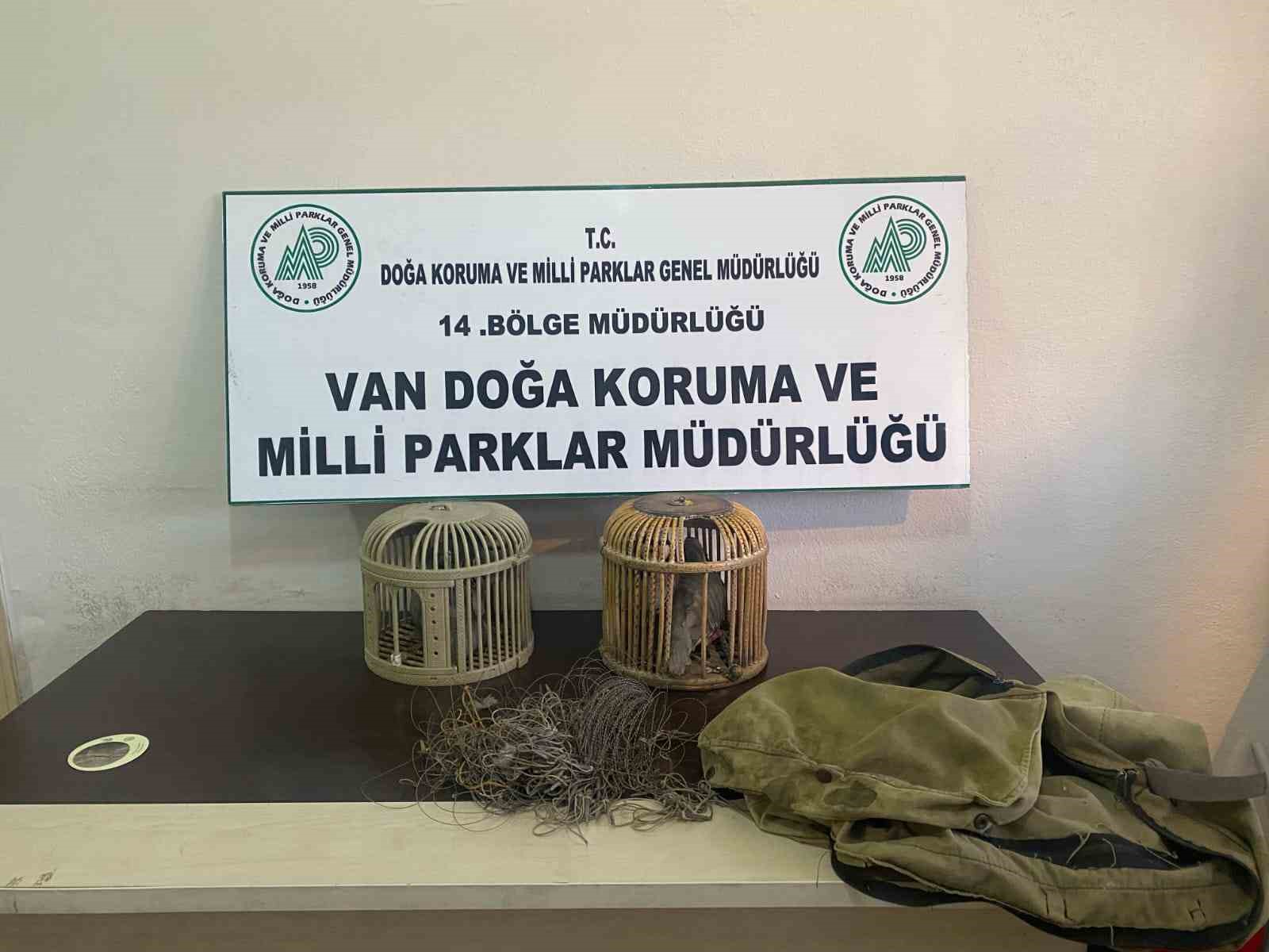 Van’da kaçak keklik avlayan bir kişiye 49 bin 219 lira ceza