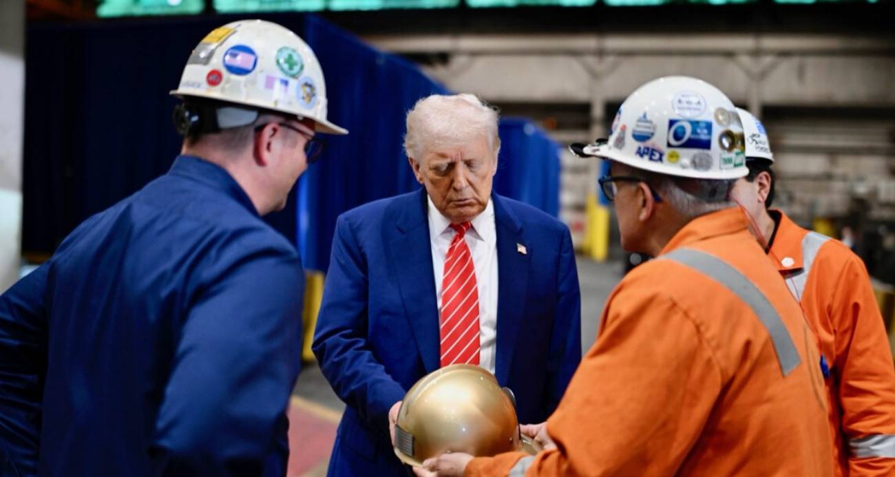 Trump, çelik ve alüminyum ithalatına uygulanan gümrük vergisinin aracağını söyledi