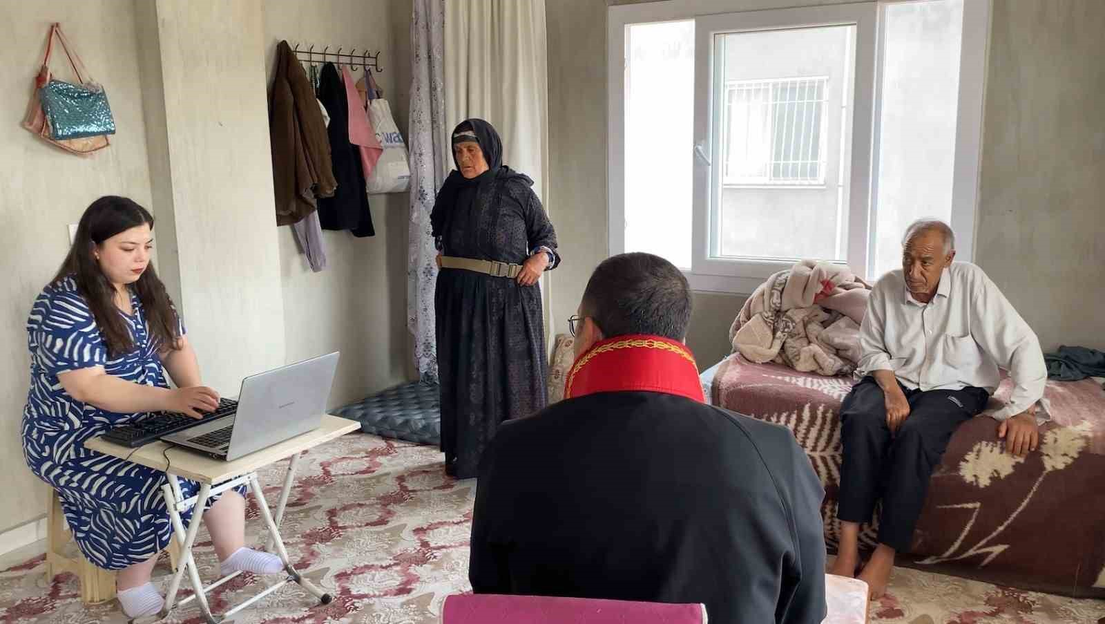 “Evde Adalet Hizmeti” uygulamasıyla evde mahkeme kuruldu
