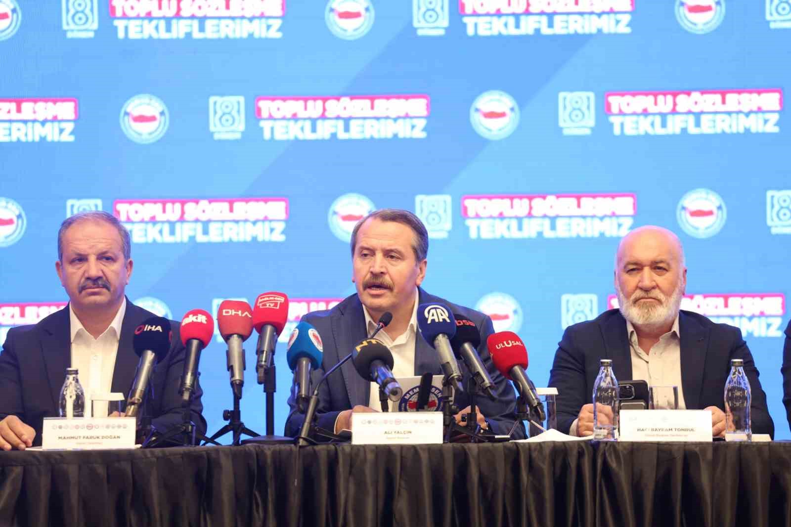 Memur-Sen 8’inci dönem toplu sözleşme tekliflerini açıkladı