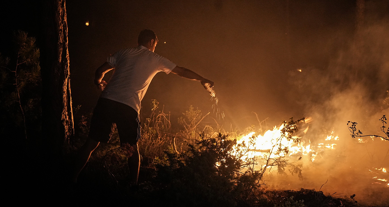 Yangına Pet Şişeyle Direniş: Umut Tükenmedi