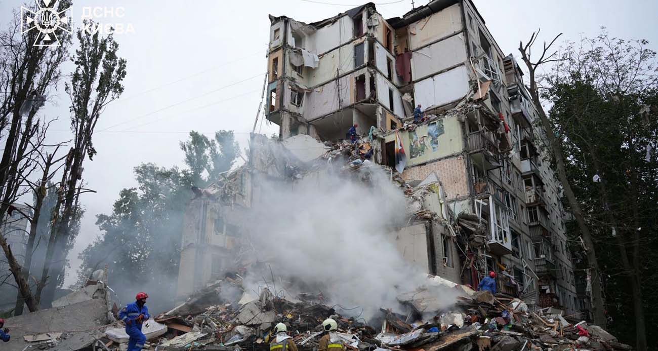 Rusya’nın Kiev’e hava saldırısında can kaybı arttı: 6 ölü, 82 yaralı