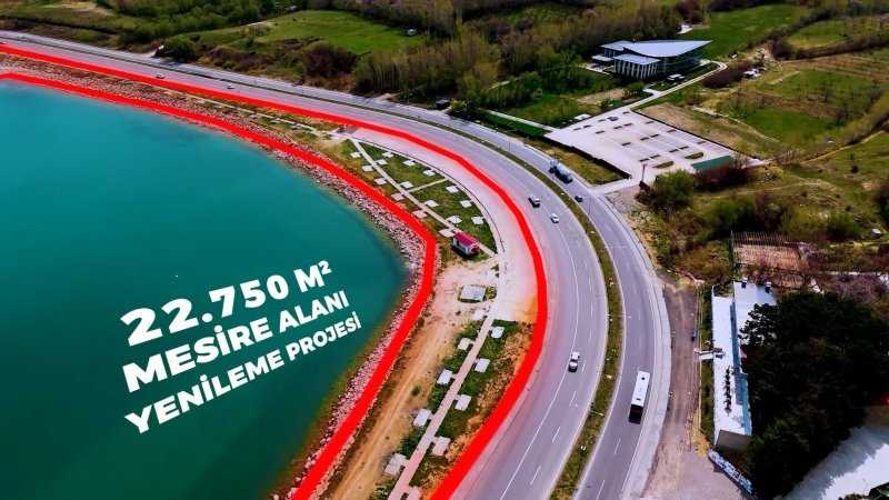 Edremit Sahiline Modern Mesire Alanı Yapılıyor