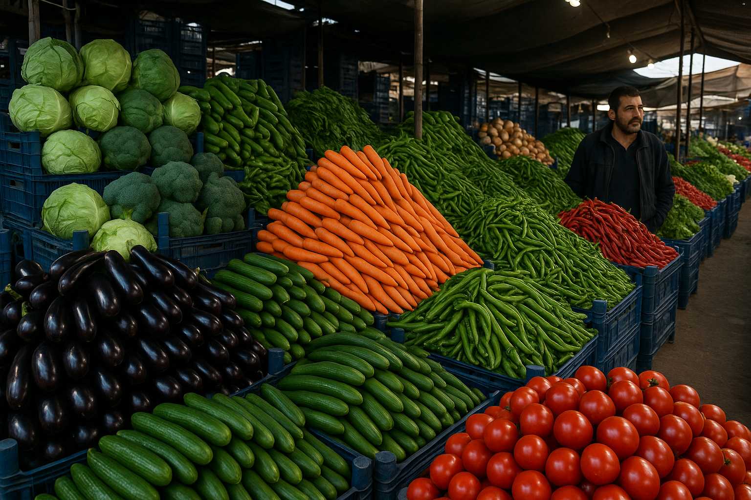 Van Sebze Hali’nde Fiyatlar Güncellendi