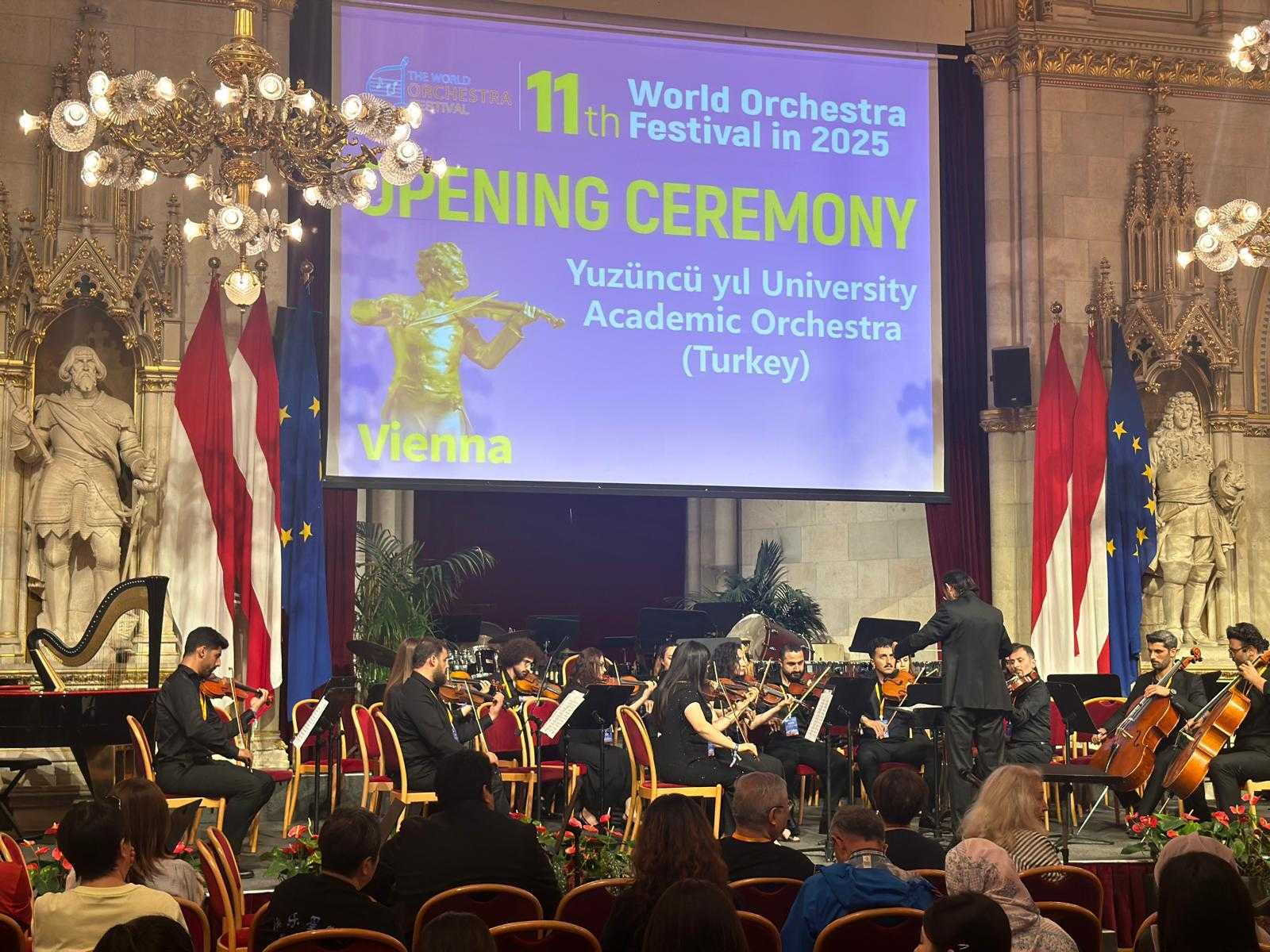 Van YYÜ Akademik Orkestrası Viyana’da Sahne Alacak