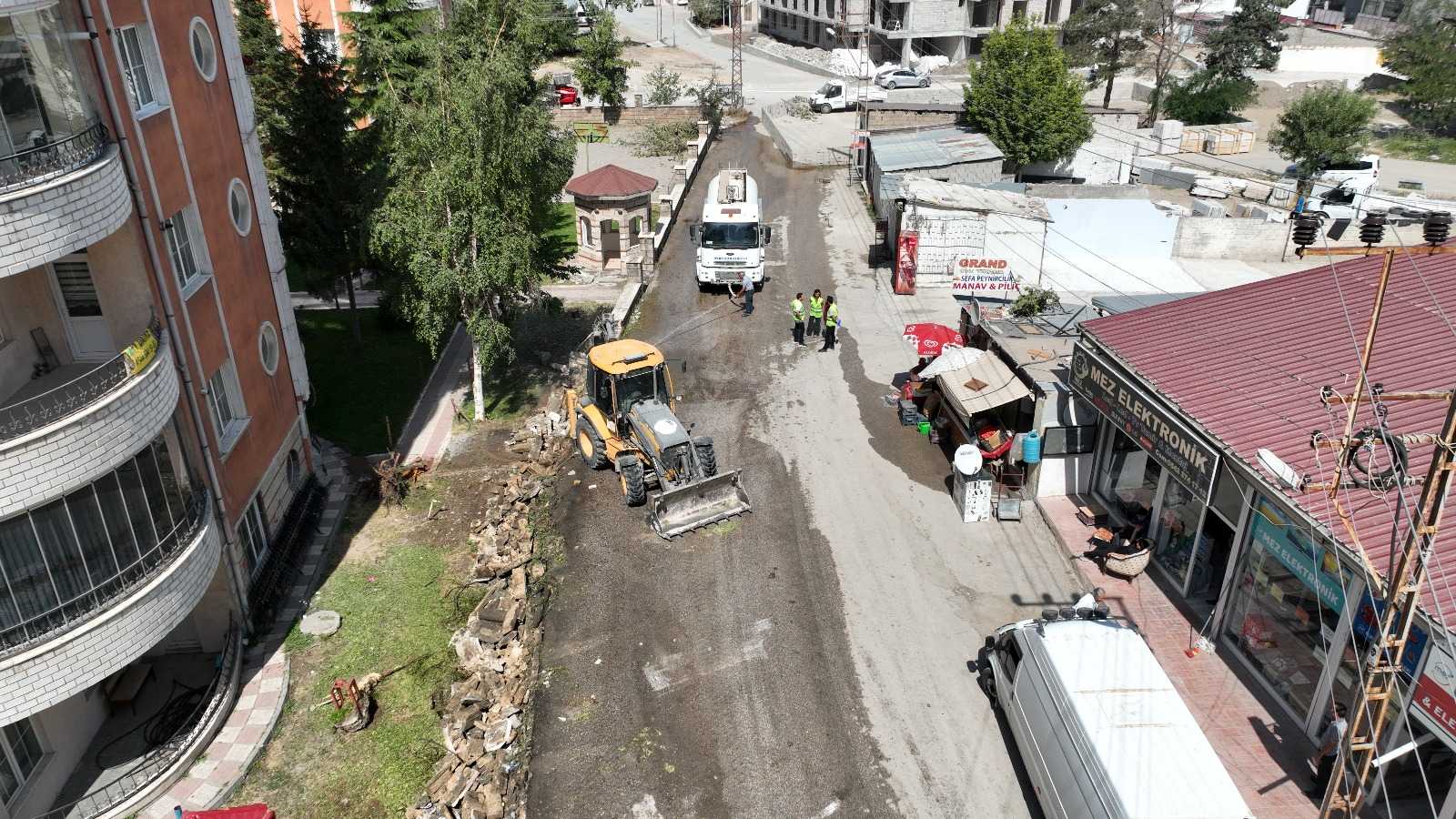 Van’da trafiği rahatlatacak yol çalışması