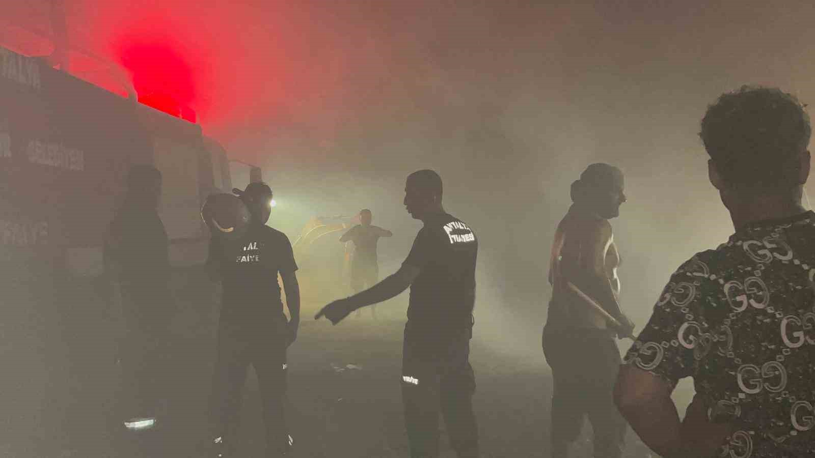 Alanya’da orman yangınında 3 hektarlık alan zarar gördü