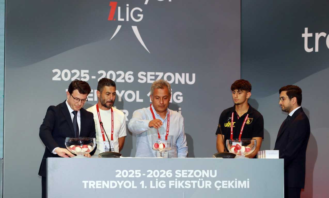 Trendyol 1. Lig 2025-2026 Sezonu fikstürü belli oldu