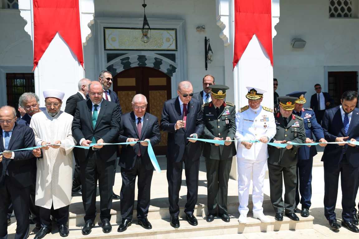 Cumhurbaşkanı Erdoğan yapımı tamamlanan camilerin açılışında konuştu