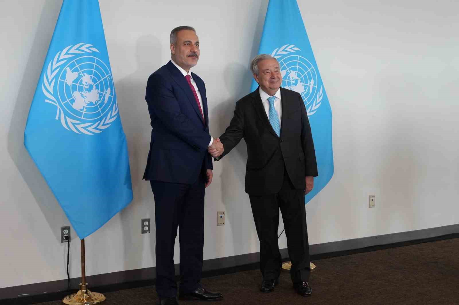 Bakan Fidan, BM Genel Merkezi’nde resmi akşam yemeğine katıldı