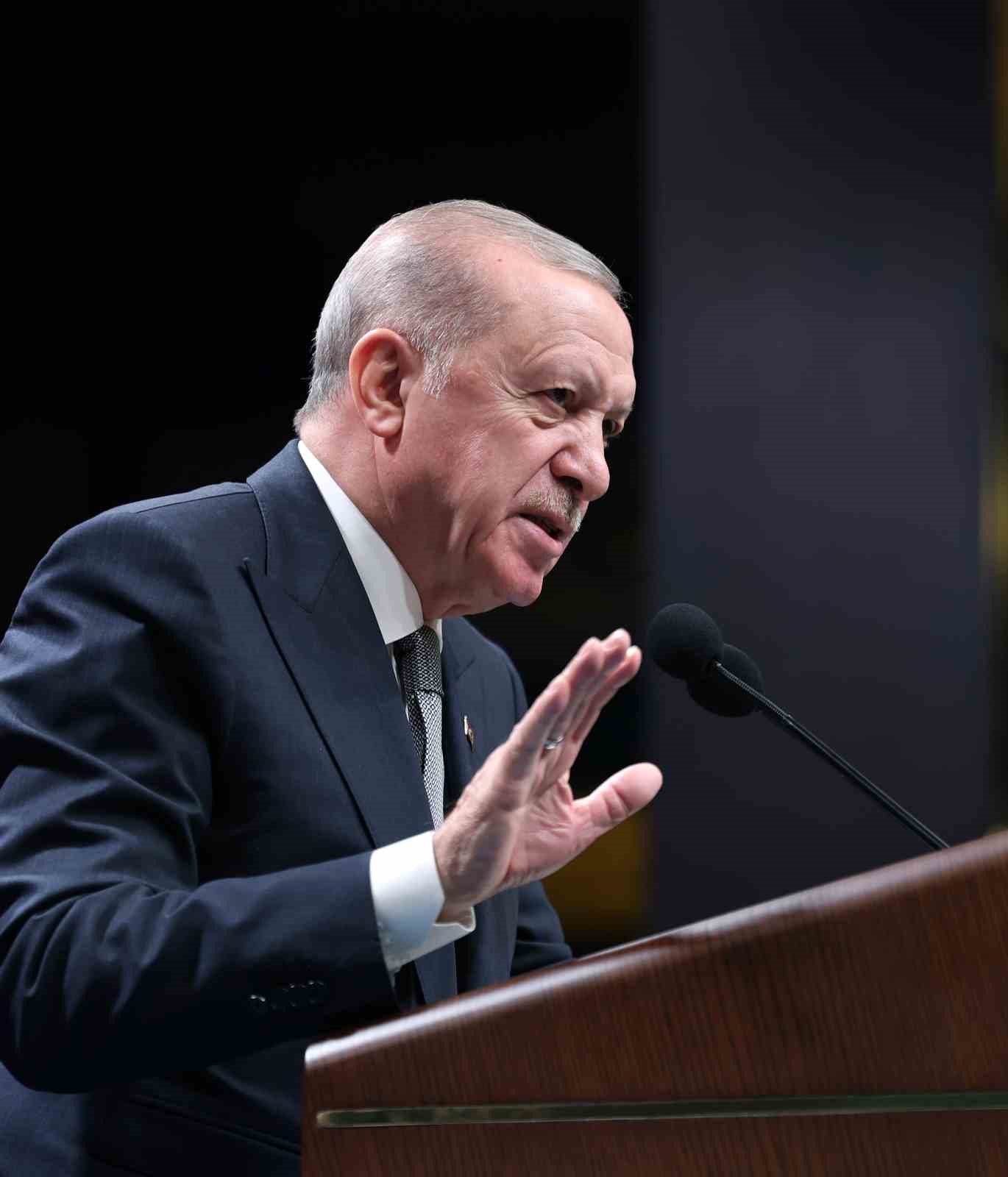 Cumhurbaşkanı Erdoğan: 