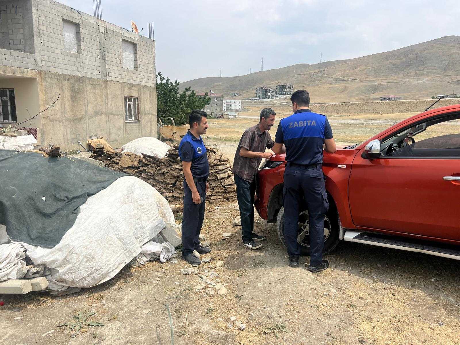 Van-Edremit’te ahırlara yönelik denetimler sıklaştırıldı