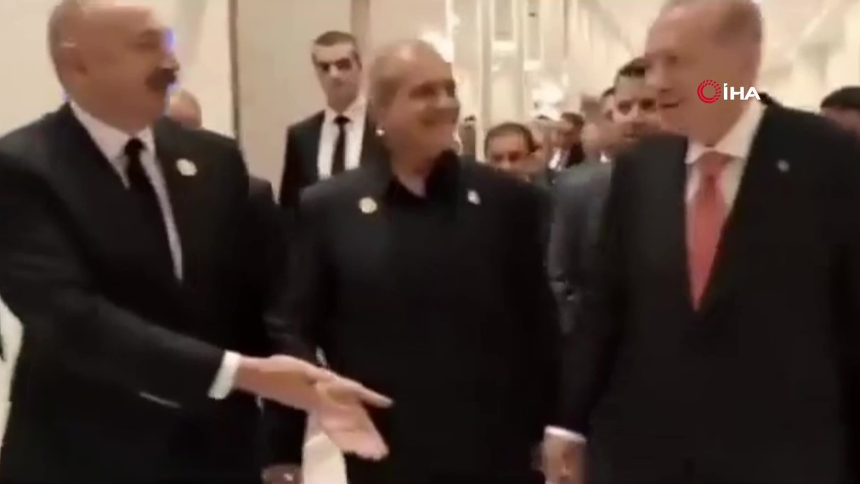 Aliyev, Pezeşkiyan ve Erdoğan’ın samimi görüntüleri sosyal medyada gündem oldu