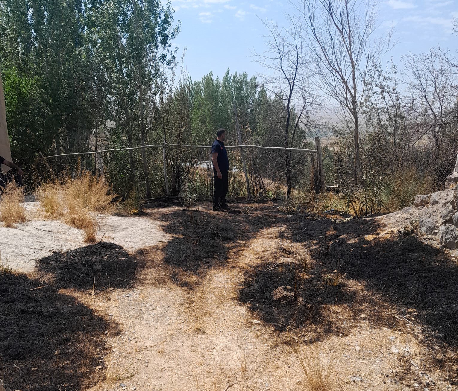 Başkale’de korkutan yangın