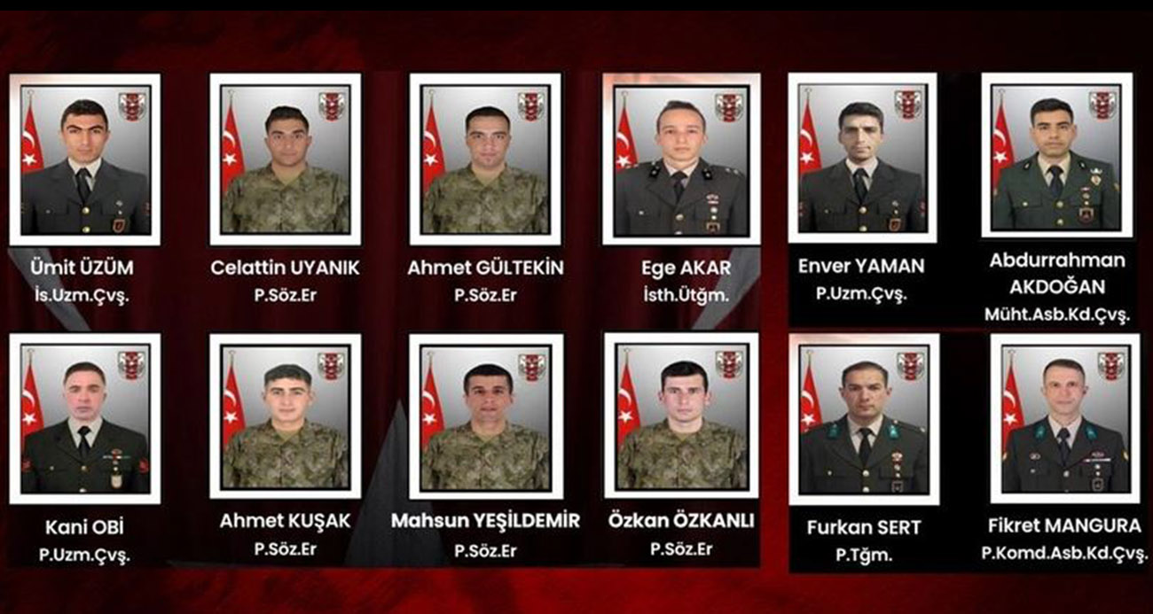 MSB’den 12 askerimizin şehit olduğu mağara olayıyla ilgili iddialara yanıt