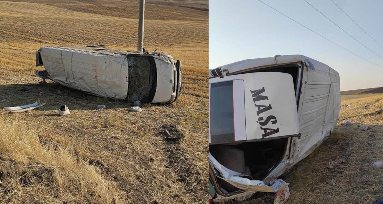 Tarım İşçilerini Taşıyan Minibüs Kaza Yaptı: 18 Kişi Yaralandı