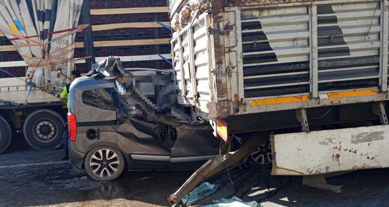 Mersin’de katliam gibi kaza: 5 ölü, 1 ağır yaralı