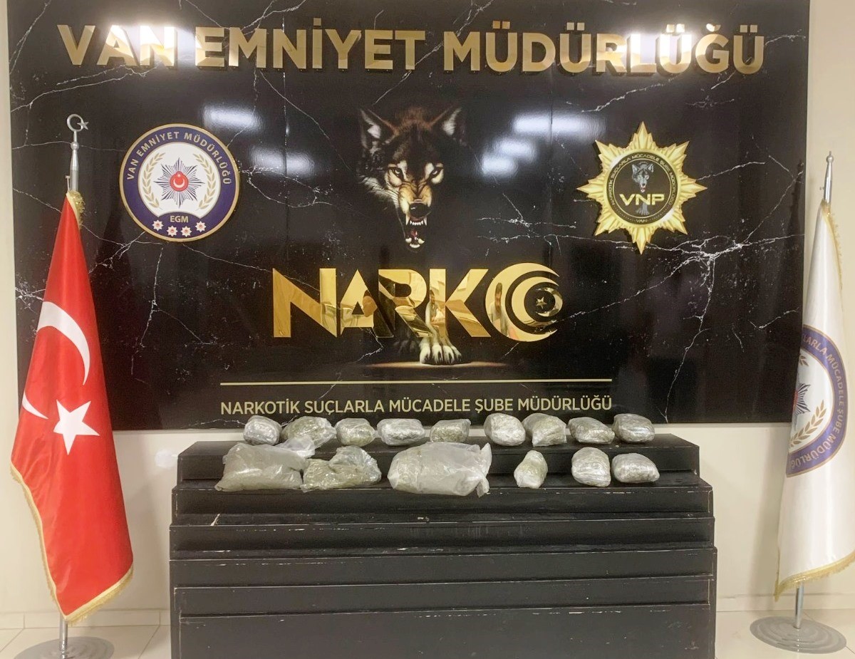 Van’da uyuşturucu operasyonu: 1 gözaltı