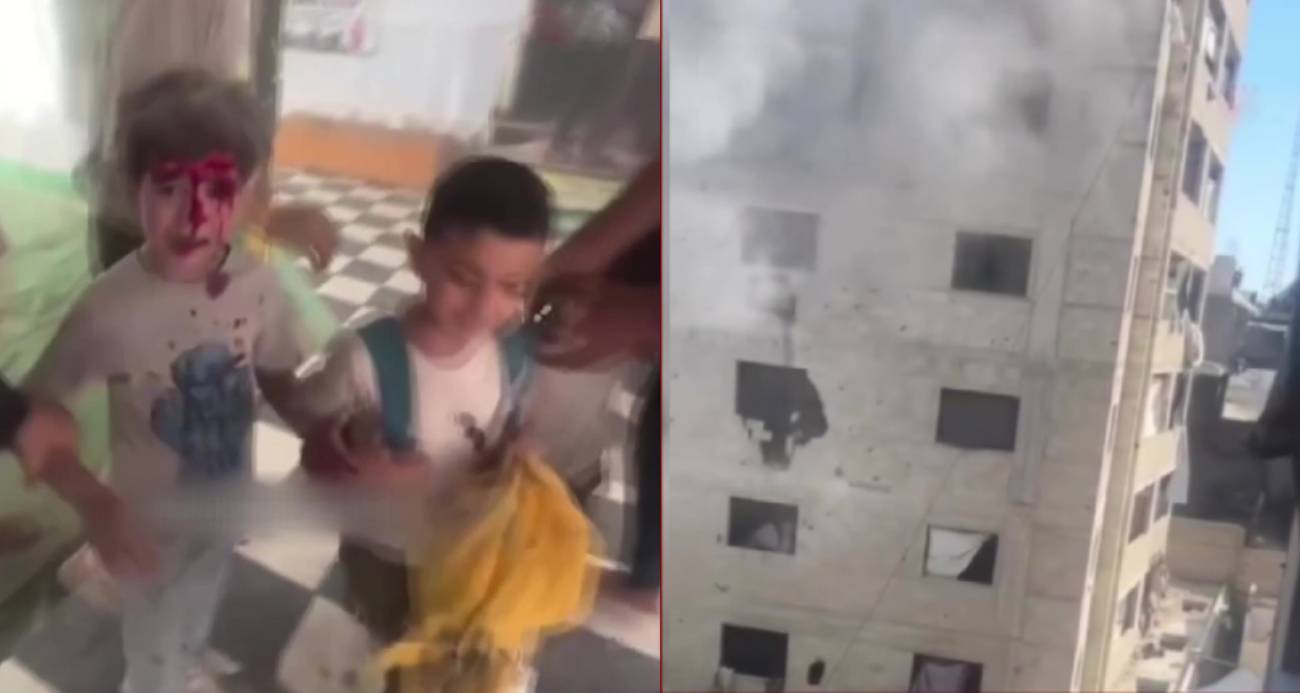 İsrail, çocukların bulunduğu anaokulunu hedef aldı