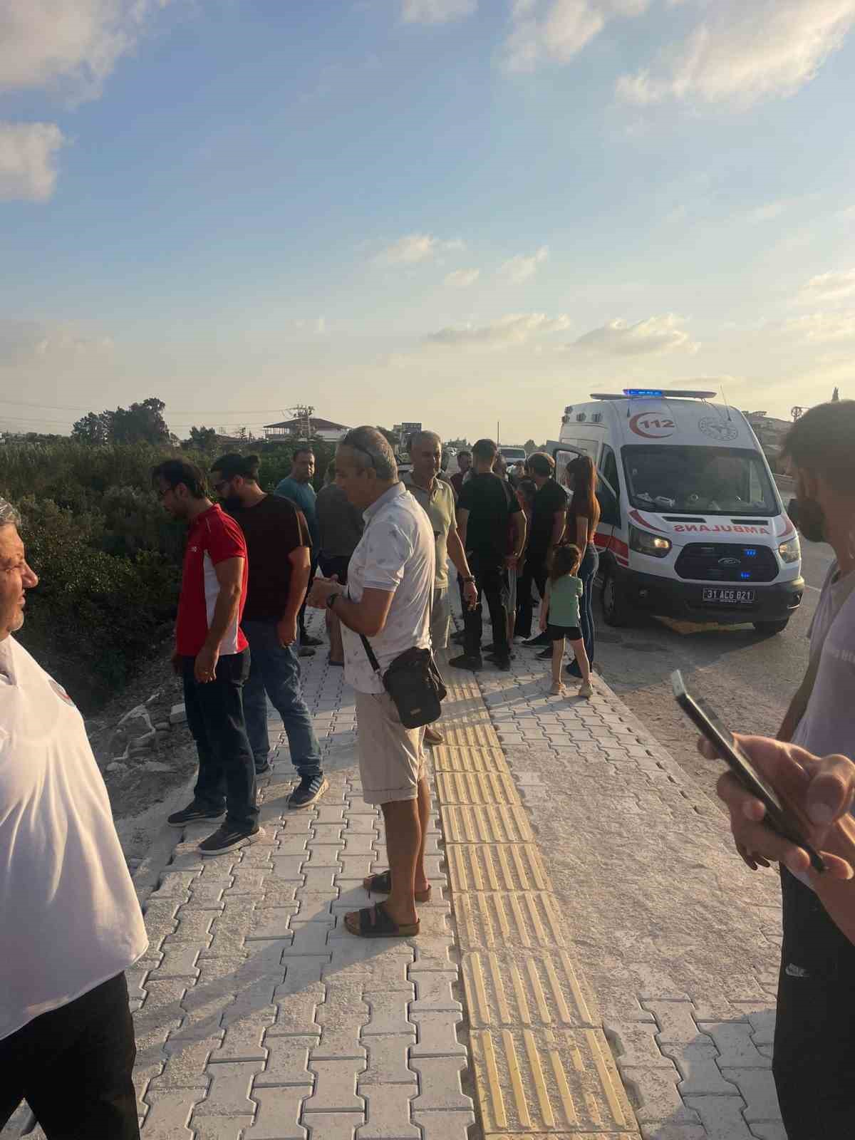 Kontrolden çıkan otomobil bahçeye uçtu: 1 yaralı
