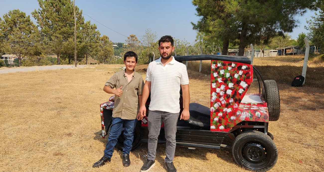 13 yaşındaki öğrenciden güneş enerjili arazi aracı
