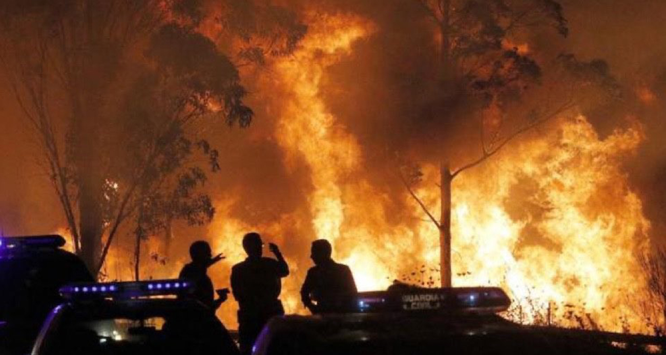 Orman Yangını İspanya’yı Vurdu: 1 Ölü, Bin Hektar Kül Oldu