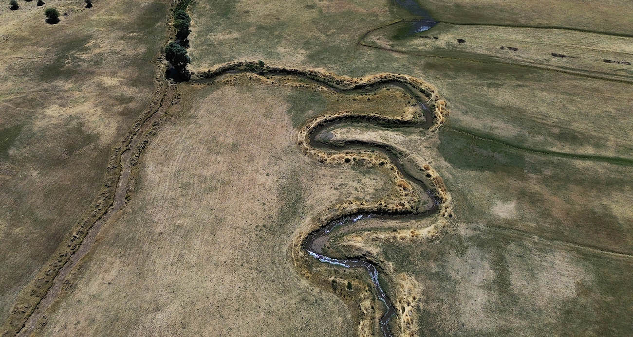 Doğanın incisi Güzeldere, kuraklığa teslim oluyor