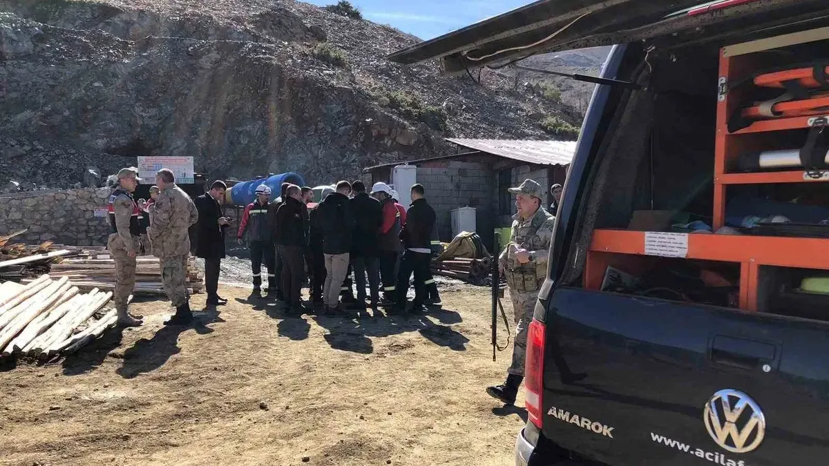 Elazığ’da Maden Kazası: Göçük Altında Bir İşçi Kaldı