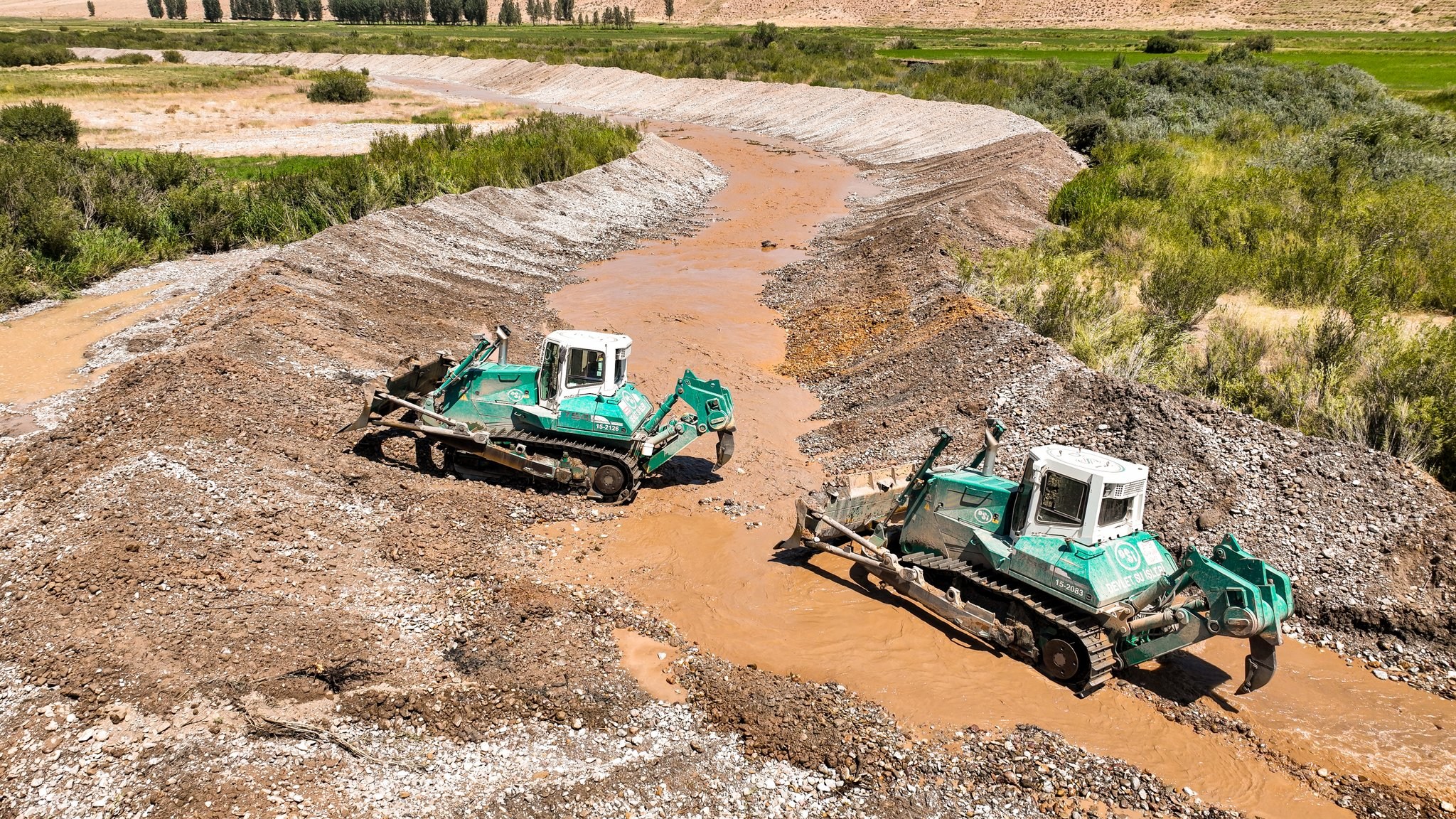 Van Gürpınar’da 10 Kilometrelik Dere Islahı Tamamlandı