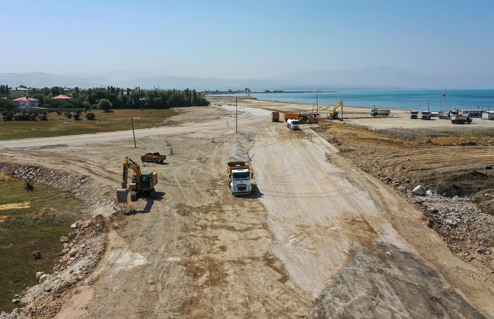 Van Gölü Sahil Yolu Projesinde Son Etap Başladı