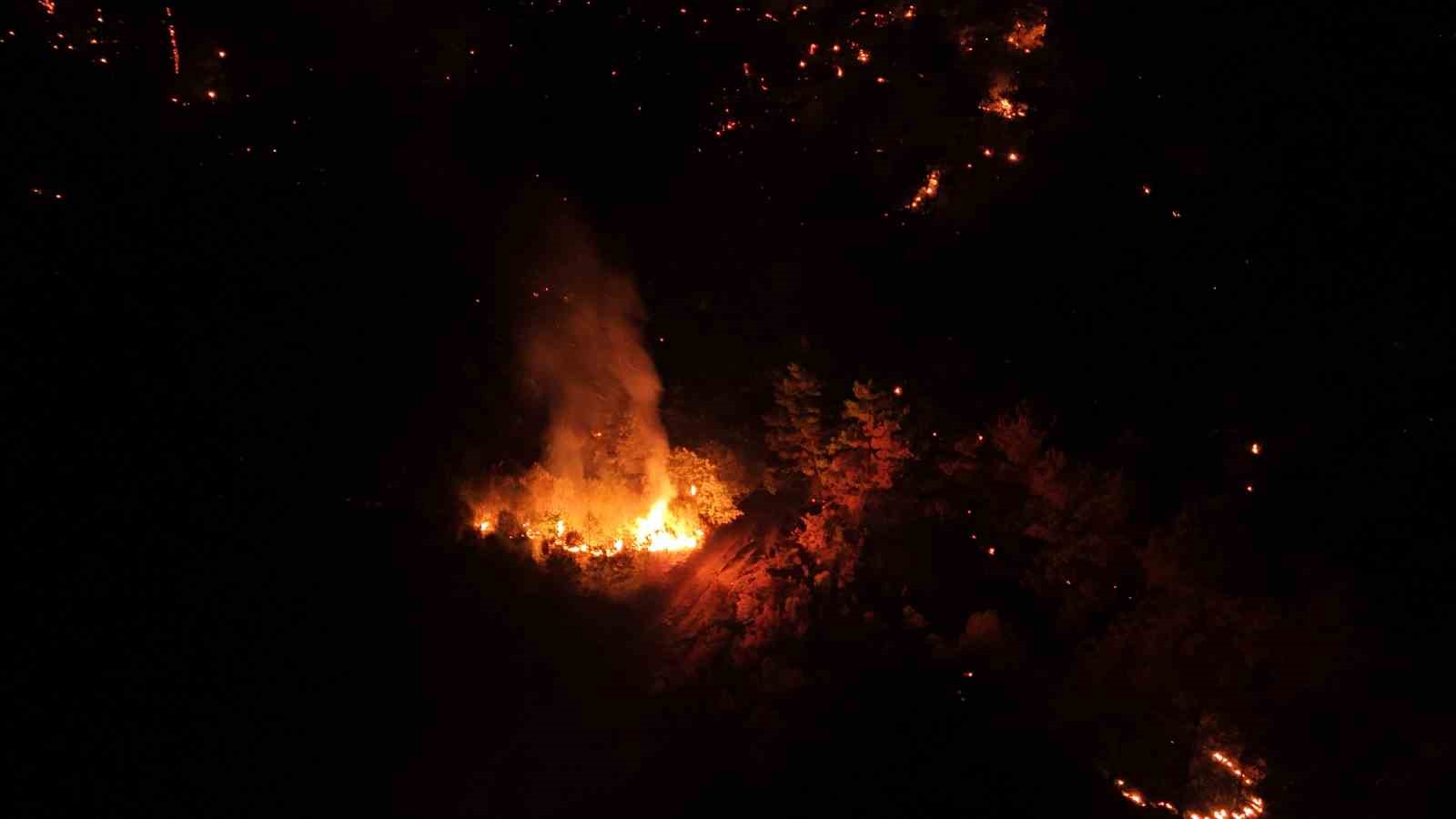 Çanakkale’de gece saatlerinde çıkan yangın kontrol altına alındı
